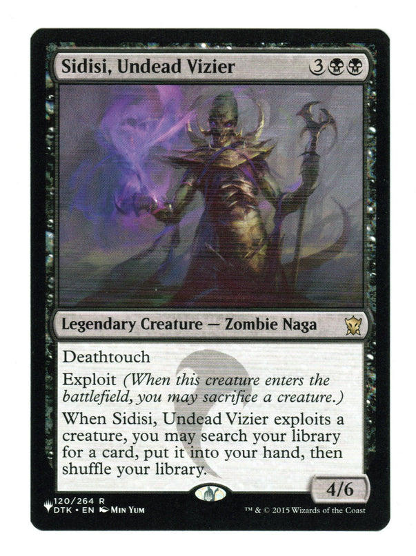 Sidisi, Undead Vizier (The List Reprints)