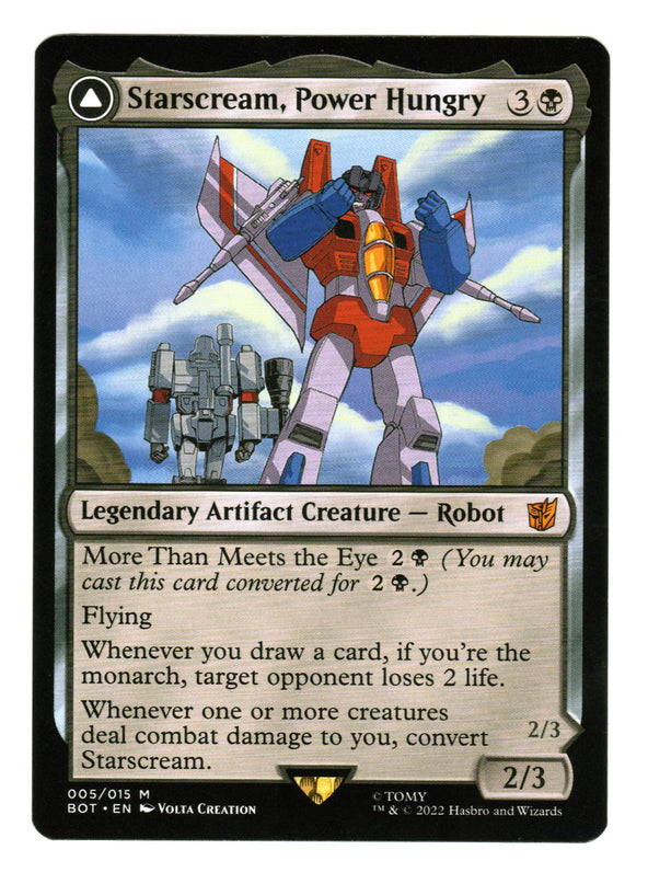 Starscream, Power Hungry