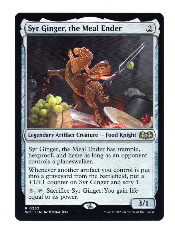 Syr Ginger, the Meal Ender