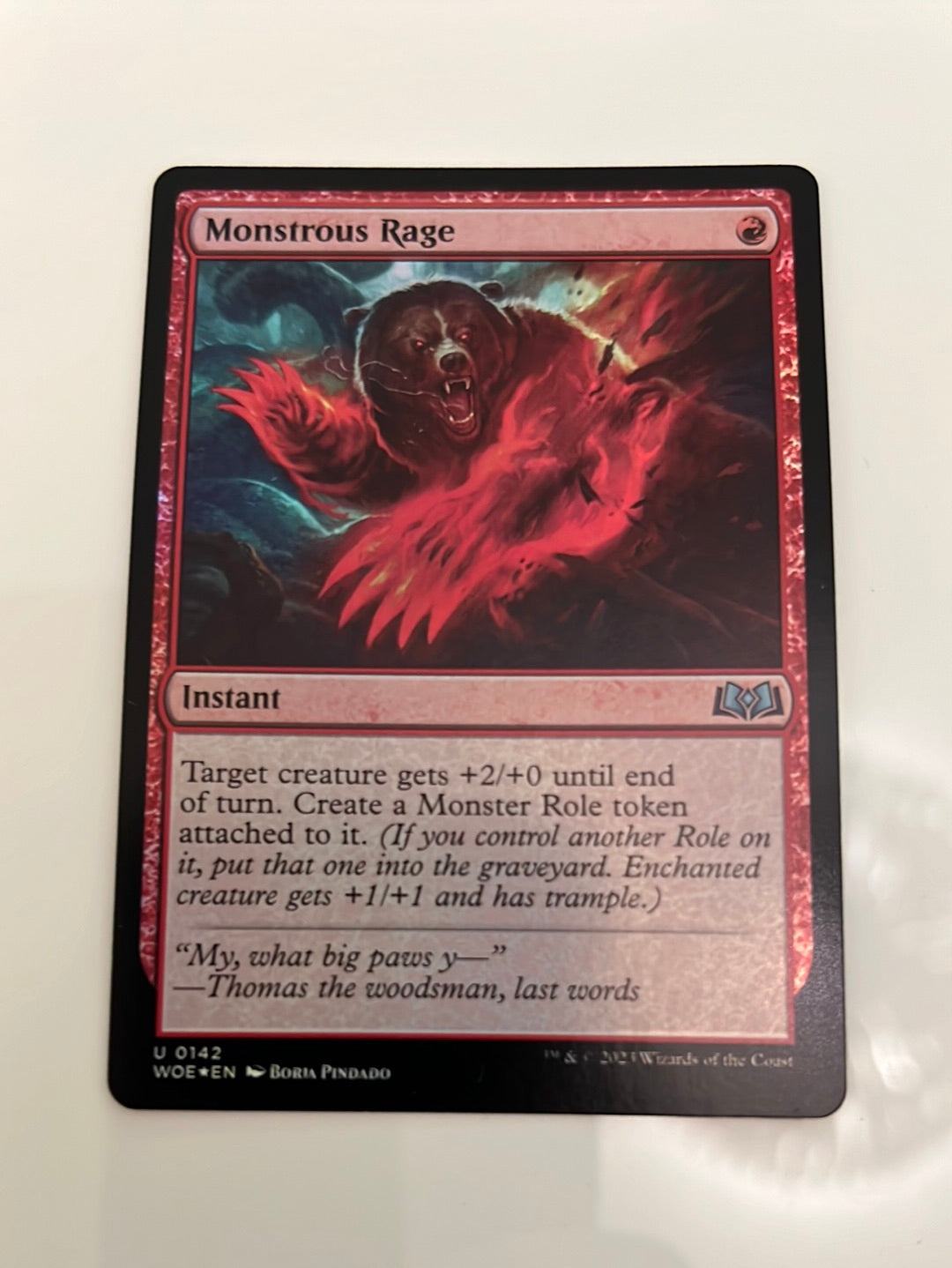 Monstrous Rage (Foil)