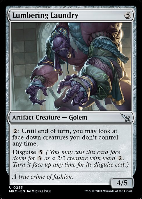 Lumbering Laundry [Foil]