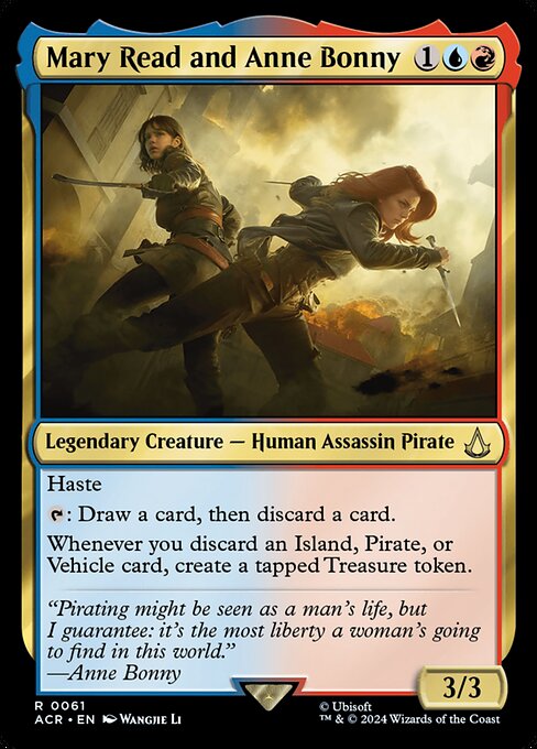 Mary Read and Anne Bonny [Foil, Borderless]