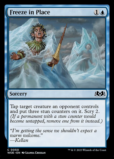 Freeze in Place [Foil]