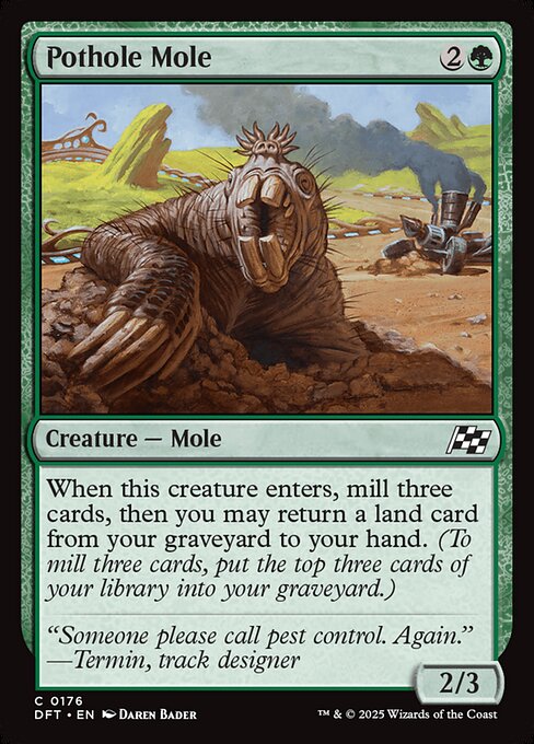 Pothole Mole [Foil]