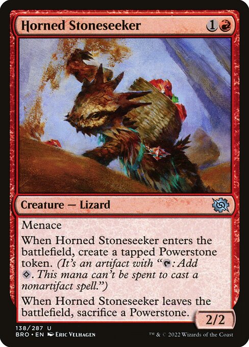 Horned Stoneseeker [Foil]