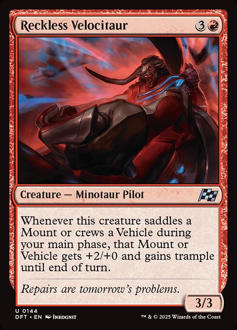 Reckless Velocitaur [Foil]