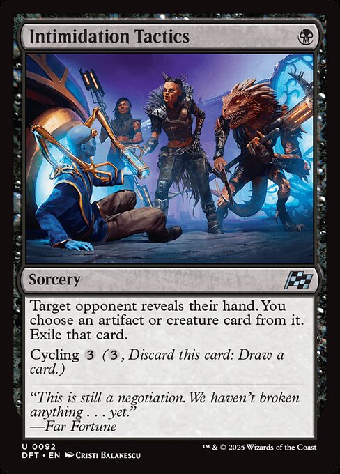 Intimidation Tactics [Foil]