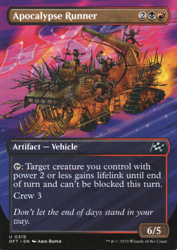 Apocalypse Runner - Borderless