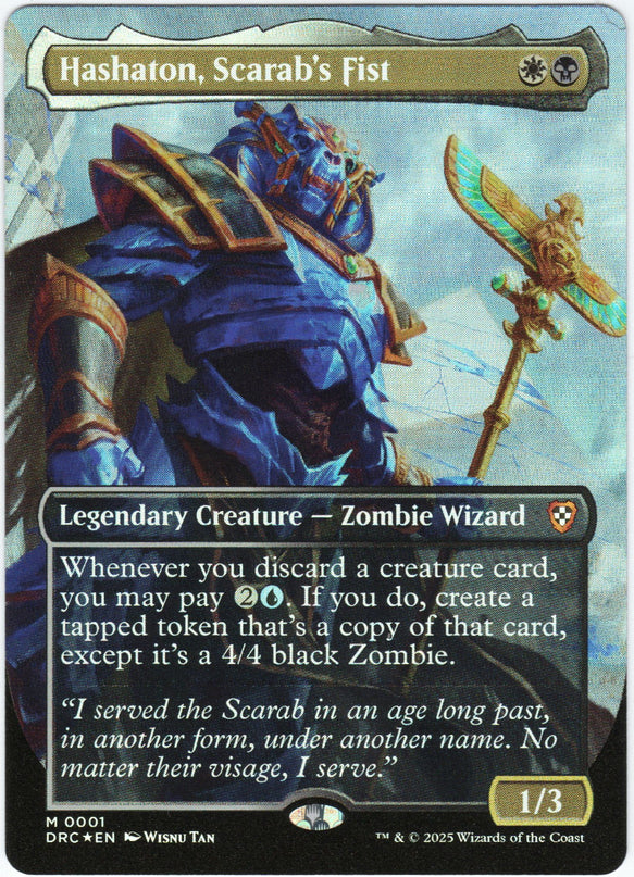 Hashaton, Scarabs Fist - Borderless Foil