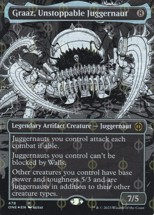 Graaz, Unstoppable Juggernaut Showcase - (Step and Complete Foil)