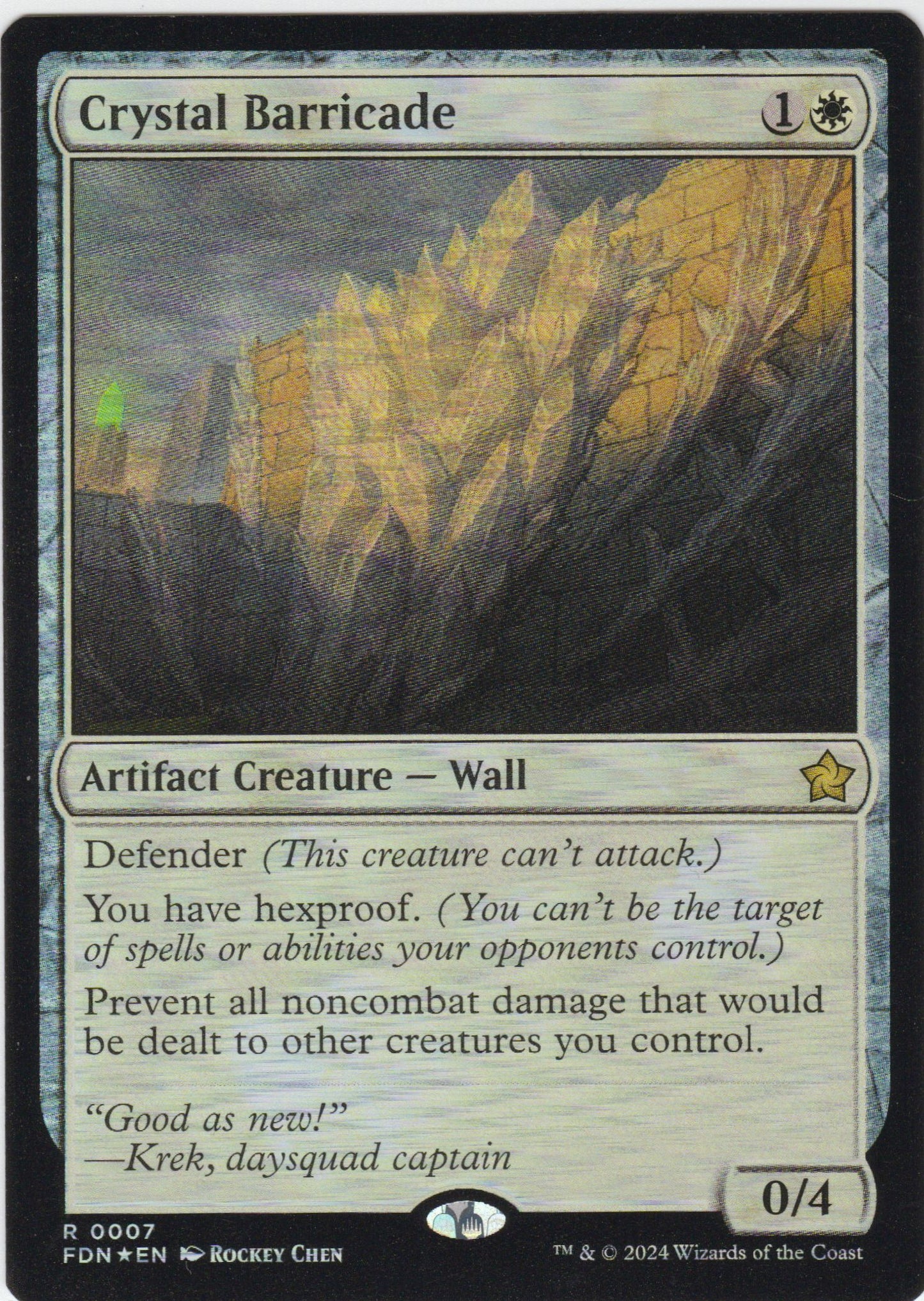 Crystal Barricade - Foil