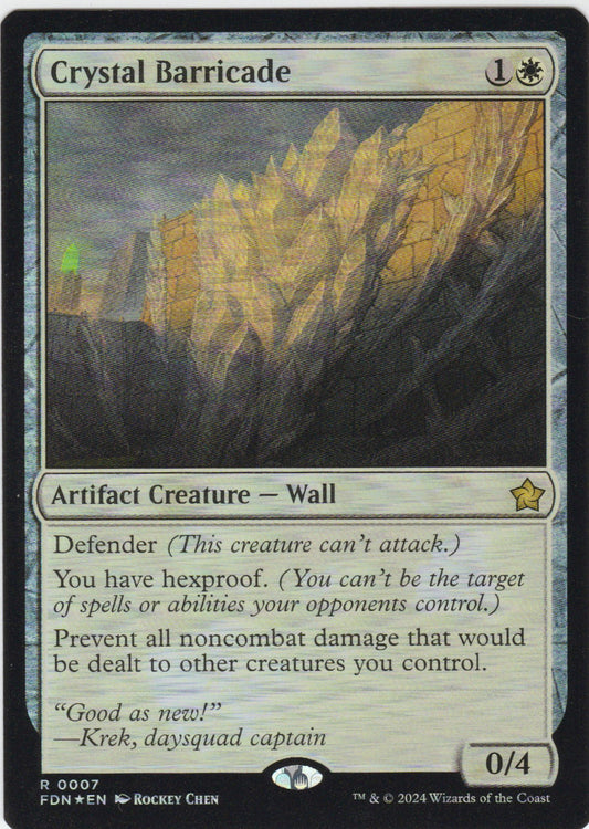 Crystal Barricade - Foil