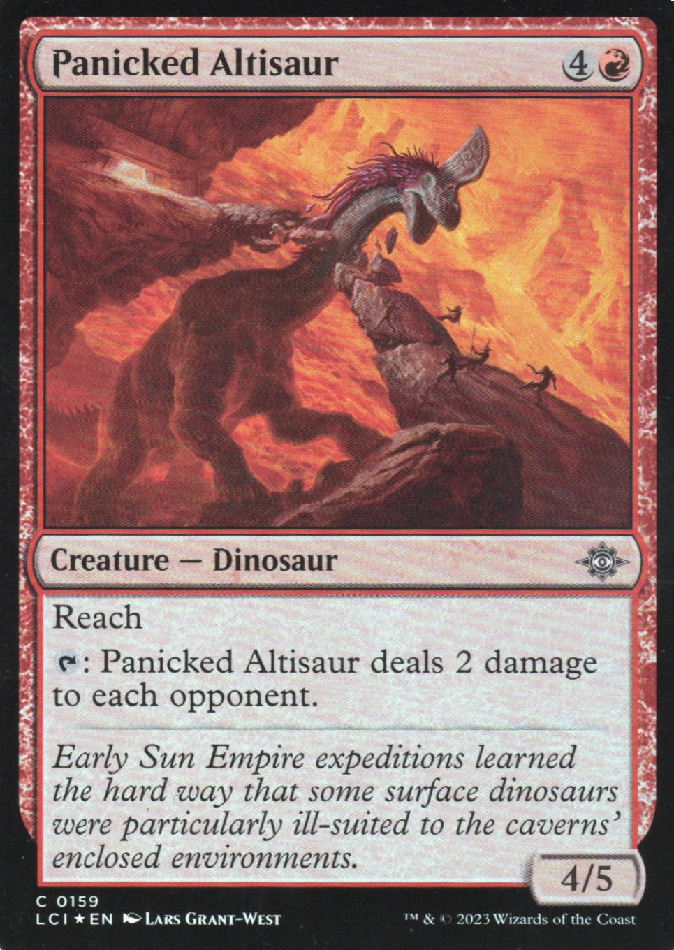 Panicked Altisaur (Foil)