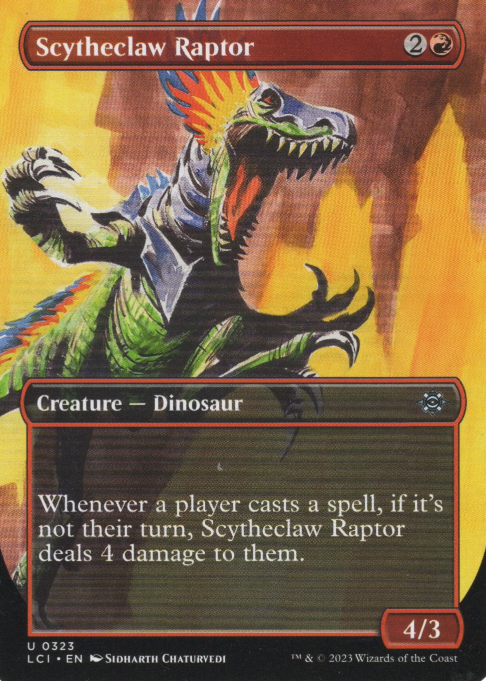 Scytheclaw Raptor (Borderless)