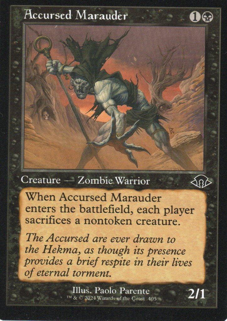 MTG Singles - Accursed Marauder (Retro Print)