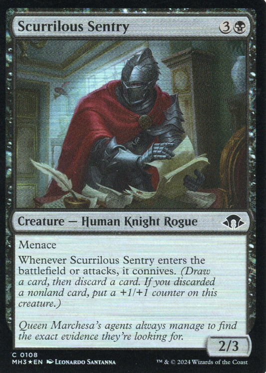 Scurrilous Sentry (Foil)