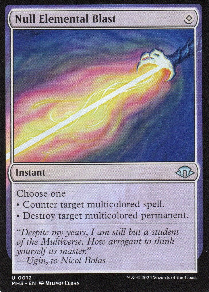 Null Elemental Blast