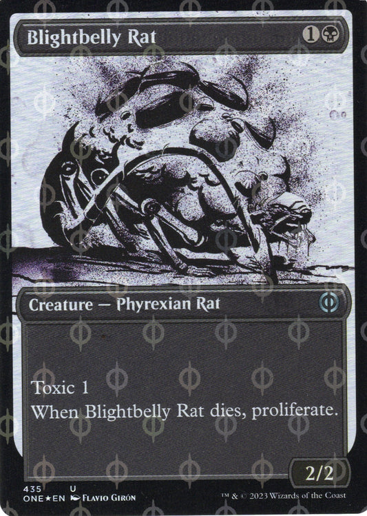 MTG Singles - Blightbelly Rat - Step and Compleated Foil (Showcase)