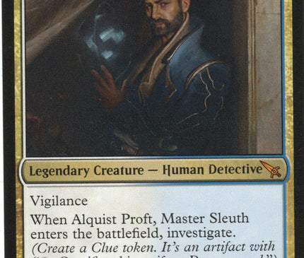 Alquist Proft, Master Sleuth