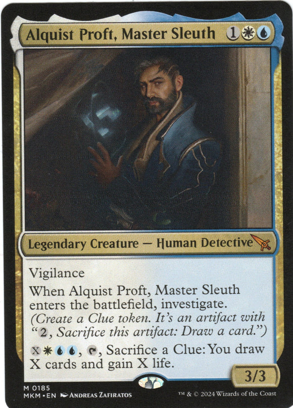 Alquist Proft, Master Sleuth