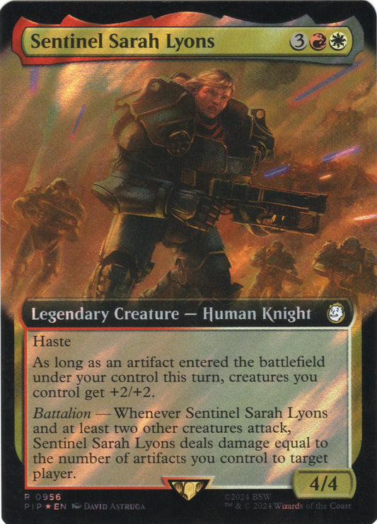 Sentinel Sarah Lyons (Extended Art Surge Foil)