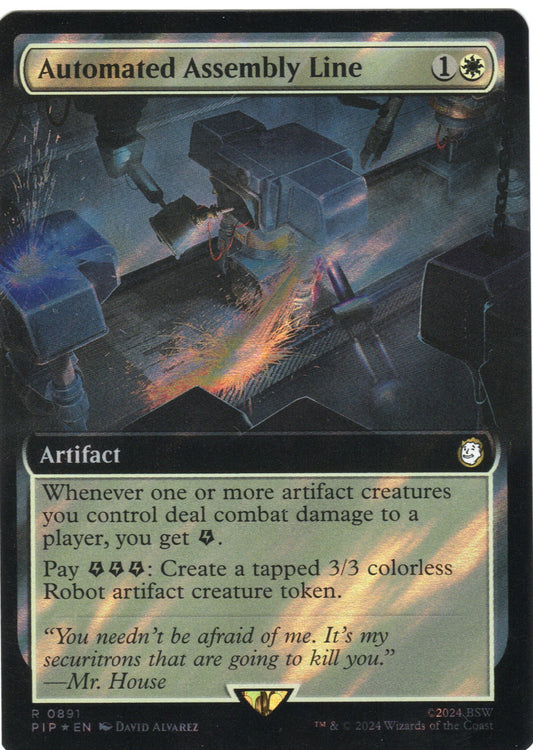 MTG Singles - Automated Assembly Line (Extended Art - Surge Foil)