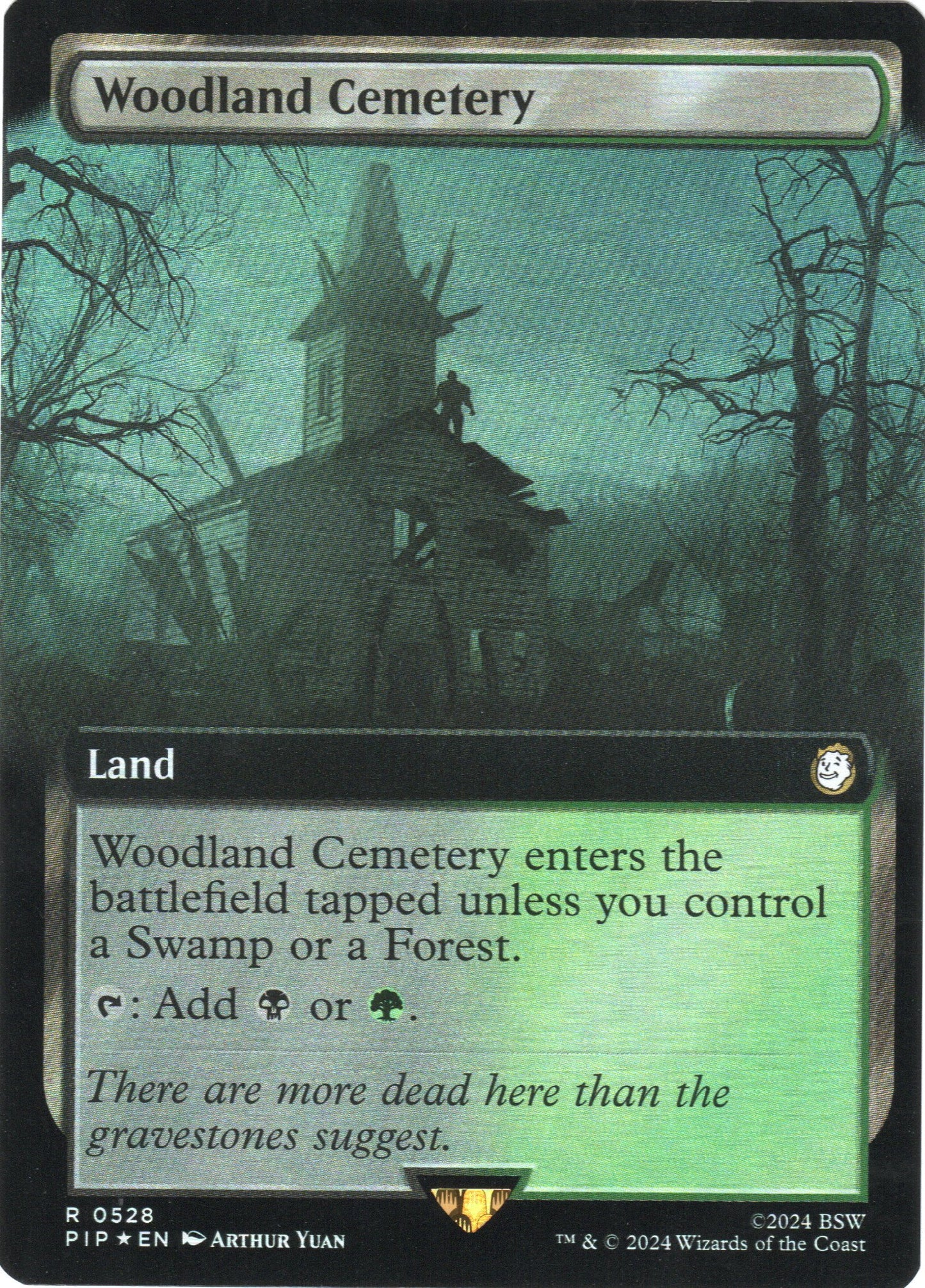 Woodland Cemetary (Borderless Foil)