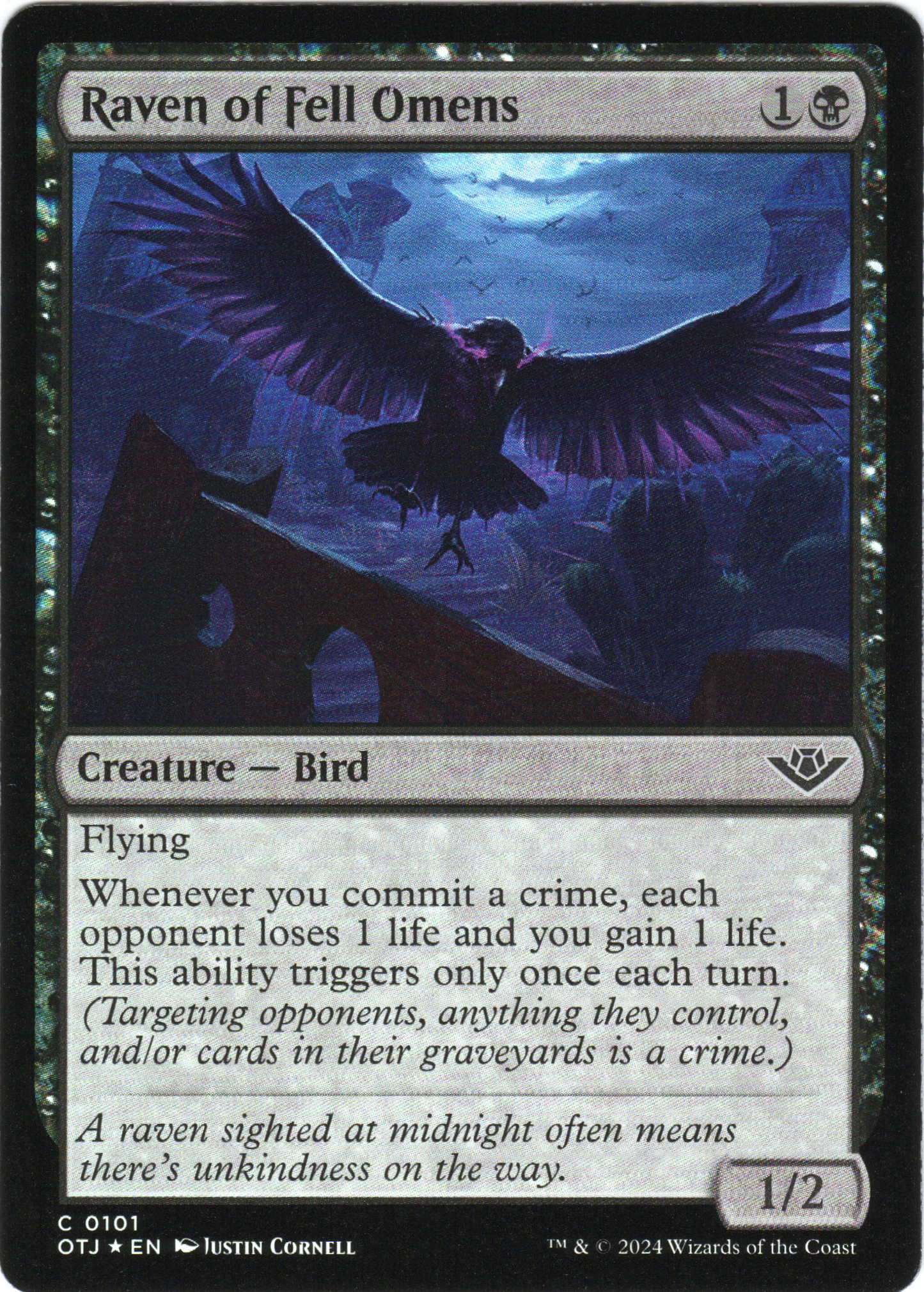 Raven of Fell Omens - Foil