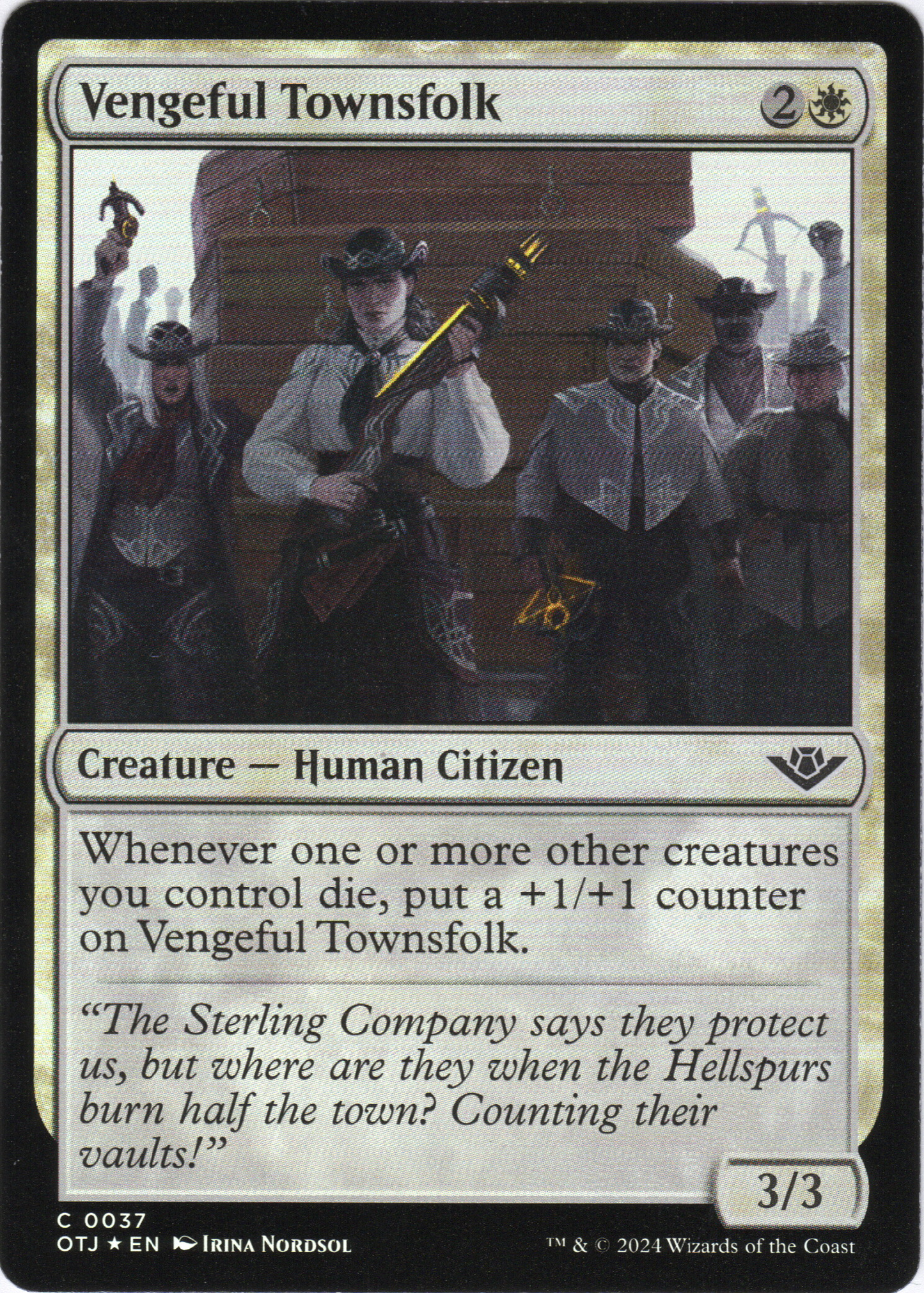 Vengeful Townsfolk - Foil