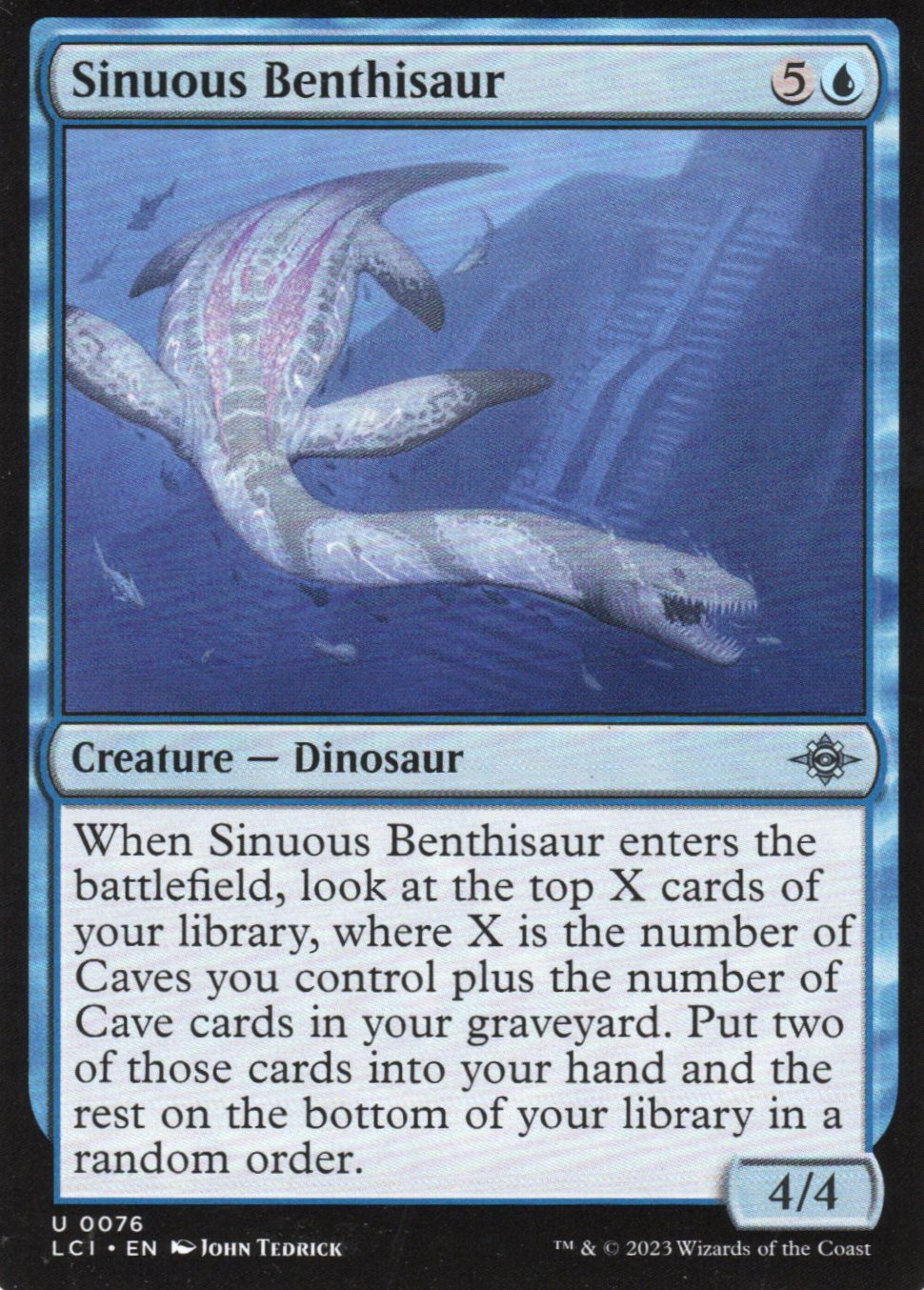 Sinuous Benthisaur (Foil)