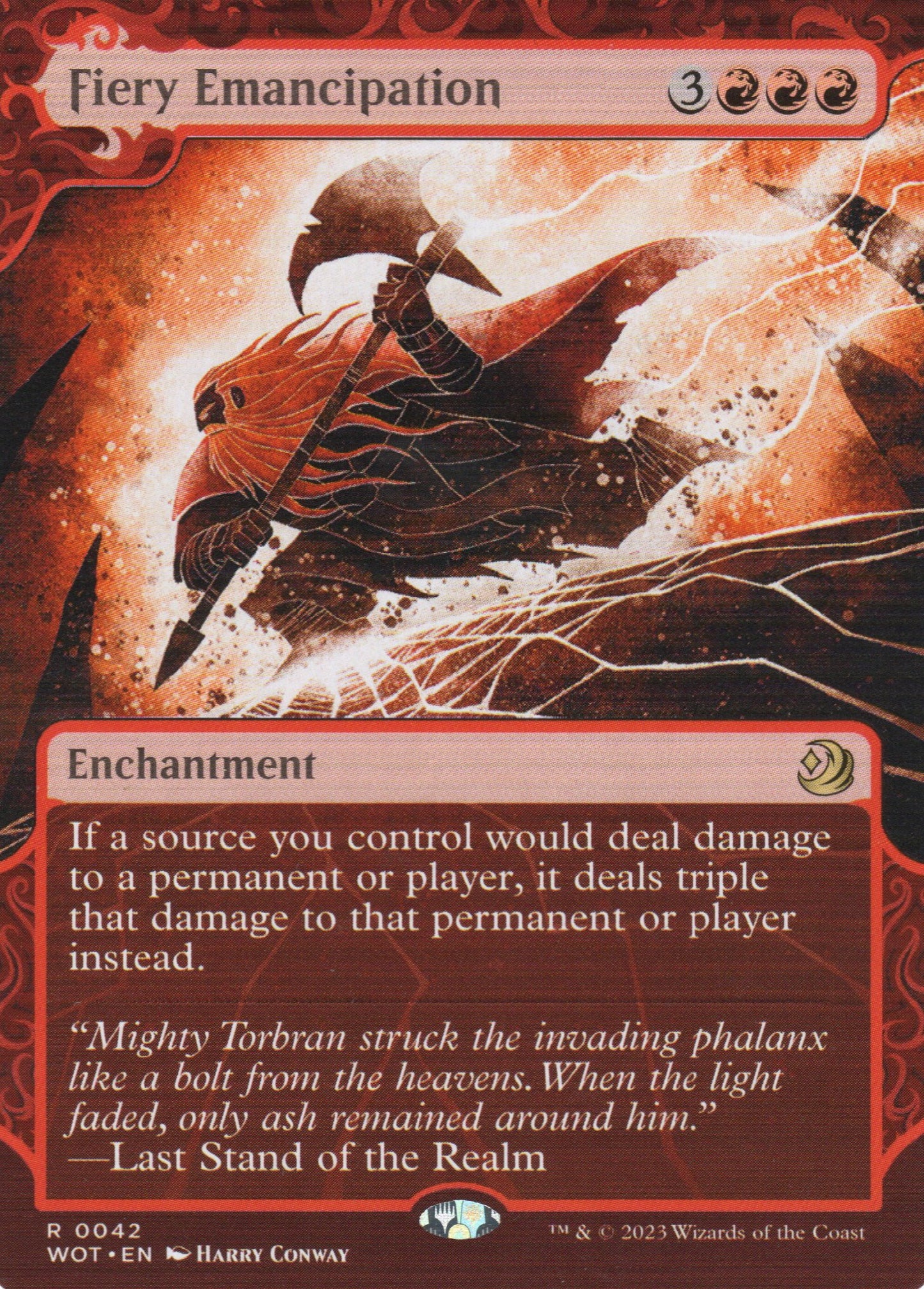 Fiery Emancipation (Borderless)