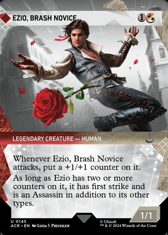Ezio, Brash Novice [Foil, Borderless]