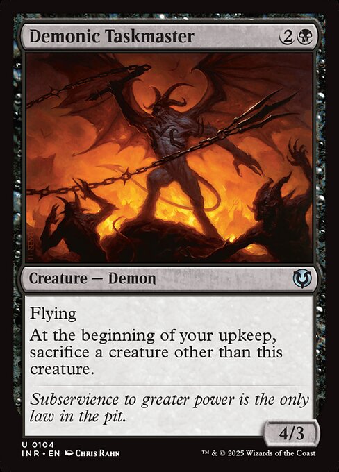 Demonic Taskmaster [Foil]
