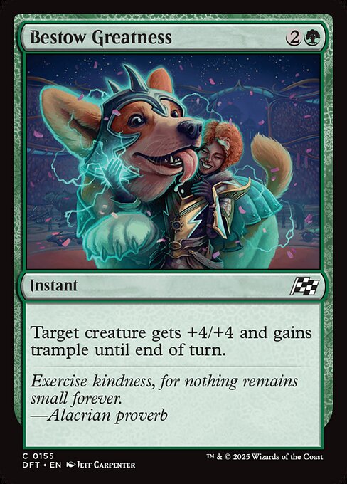 Bestow Greatness [Foil]