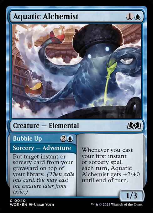 Aquatic Alchemist // Bubble Up [Foil]