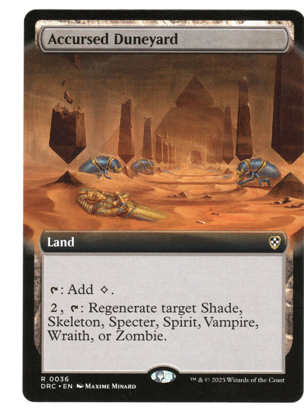 Accursed Duneyard (Extended Art)